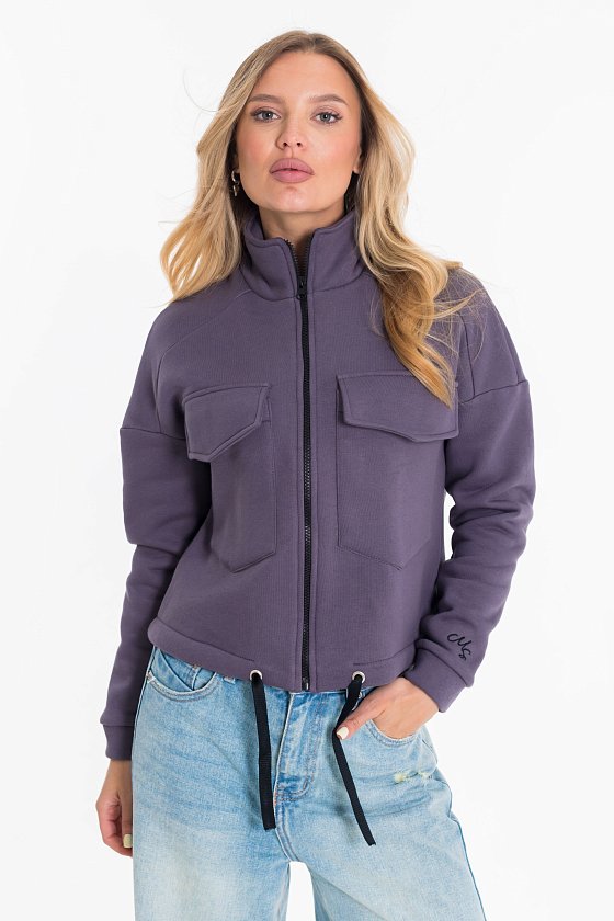 Толстовка на молнии (укор.) 322244Wbф