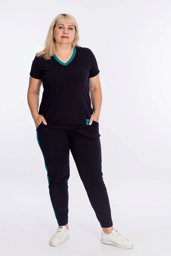 Костюм футболка и брюки М322190Пб