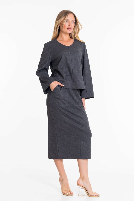 БЫЛО 2195р!!! Костюм (джемпер+юбка) М323176Wb