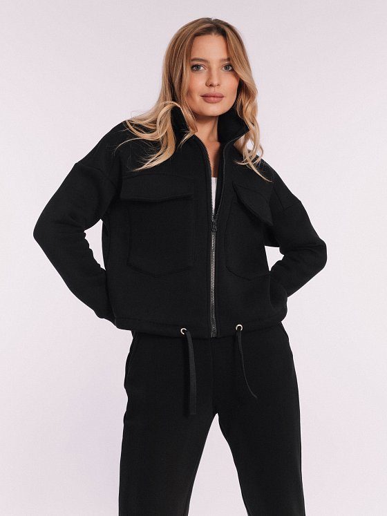 Толстовка на молнии (укор.) 322244Wbа