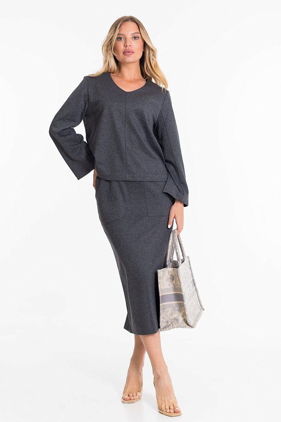 БЫЛО 2195р!!! Костюм (джемпер+юбка) М323176Wb