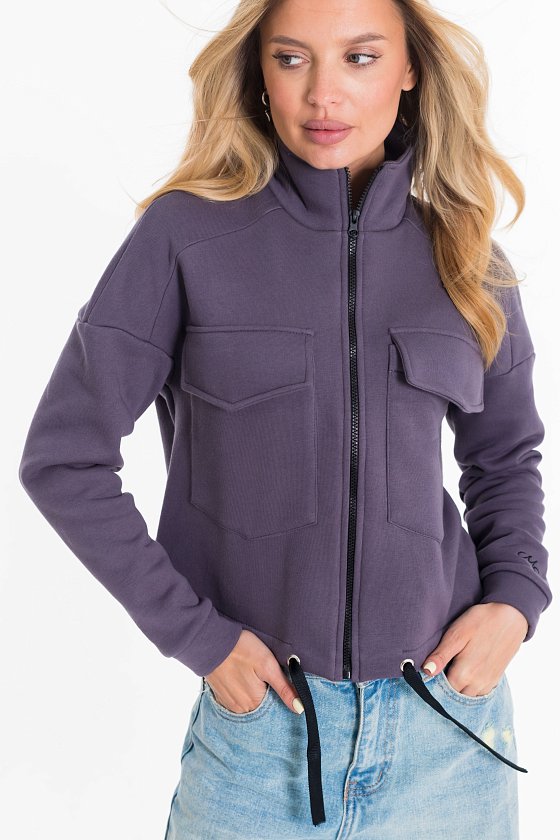 Толстовка на молнии (укор.) 322244Wbф