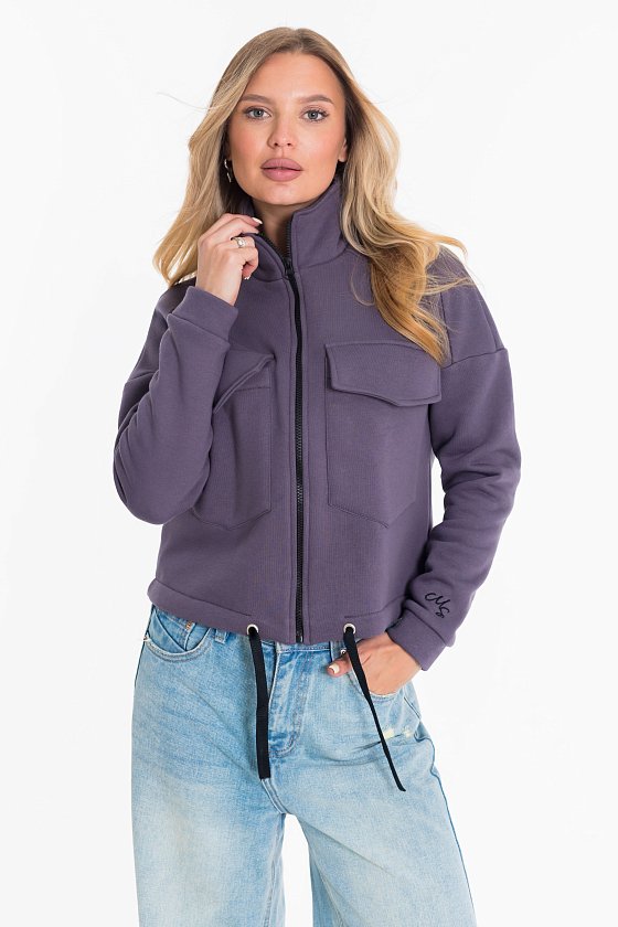 Толстовка на молнии (укор.) 322244Wbф