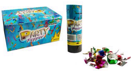 Хлопушка пневматическая PARTY POPPER 30 см CM011 Maxsem