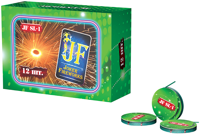 Наземный фейерверк 12 штук JF SL-1 Joker
