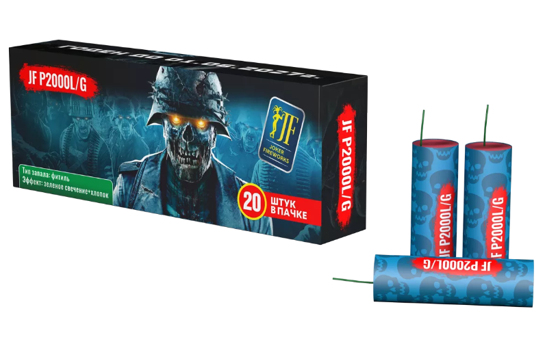 Петарды Пиратка средняя 20 штук JF P2000L/G Joker