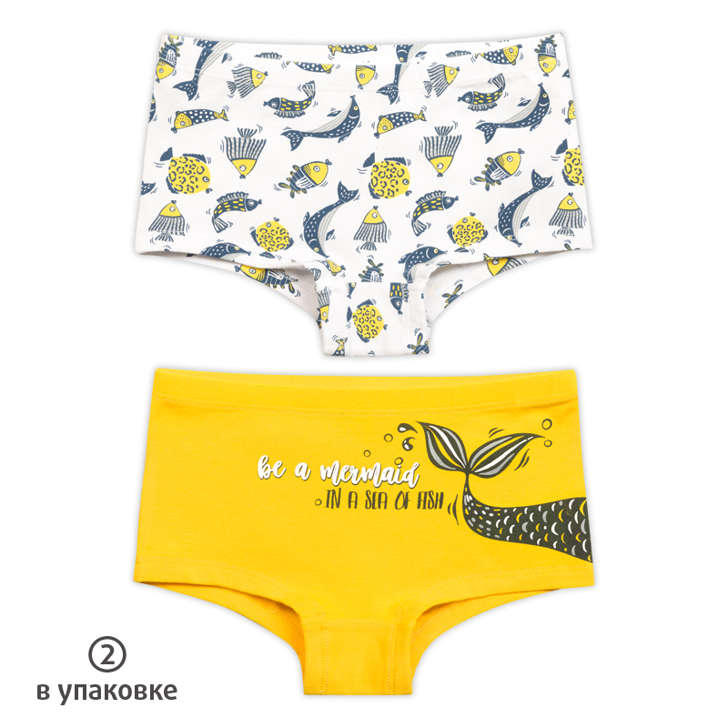 GUHB3277(2) трусы для девочек (2 шт в кор.)