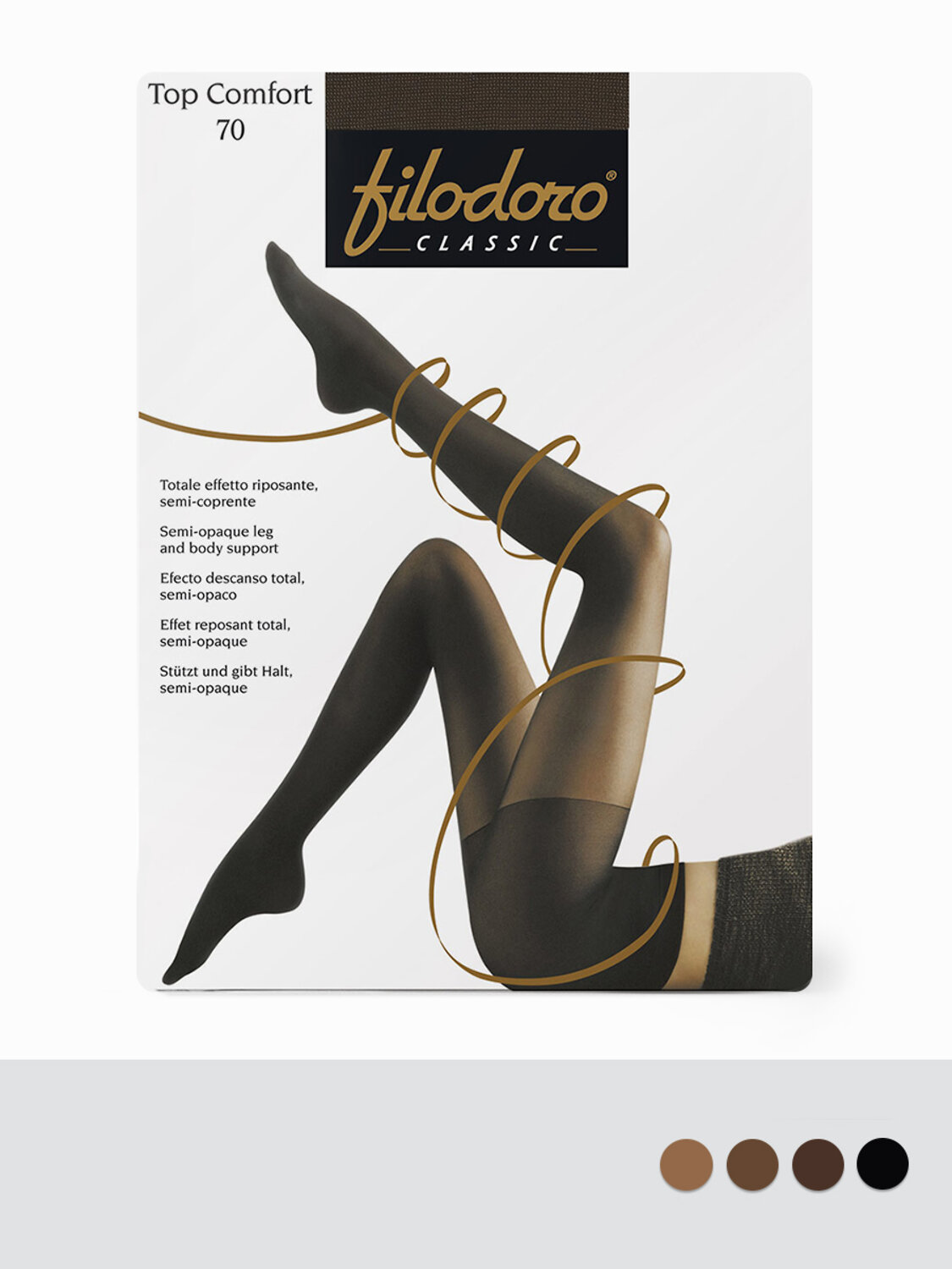 ст. цена400руб.! Filodoro Колготки TOP COMFORT 70