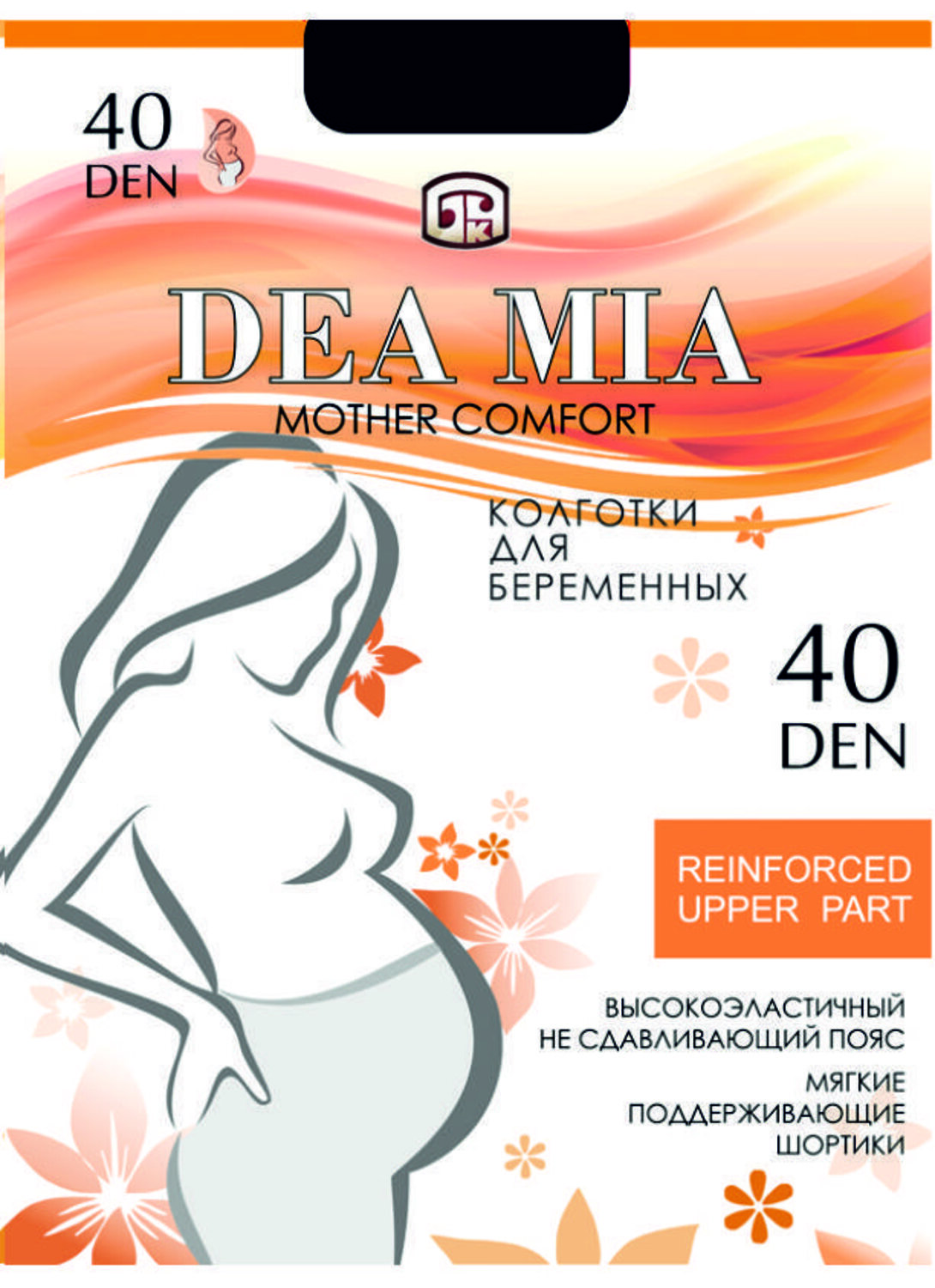 ст. цена437руб.! DEA MIA Колготки MOTHER COMFORT 40 (для беременных)