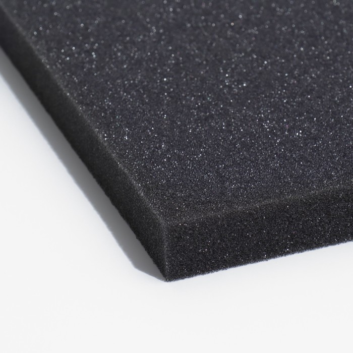 Губка прямоугольная, лист 50×50×3 см, серый