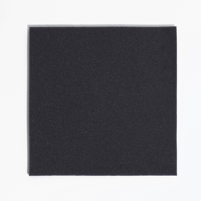 Губка прямоугольная, лист 50×50×2 см, серый
