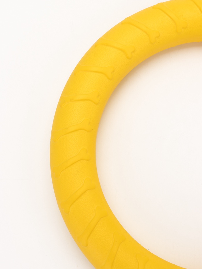 Кольцо-пуллер из EVA, плавающее, 28.5 см, жёлтое