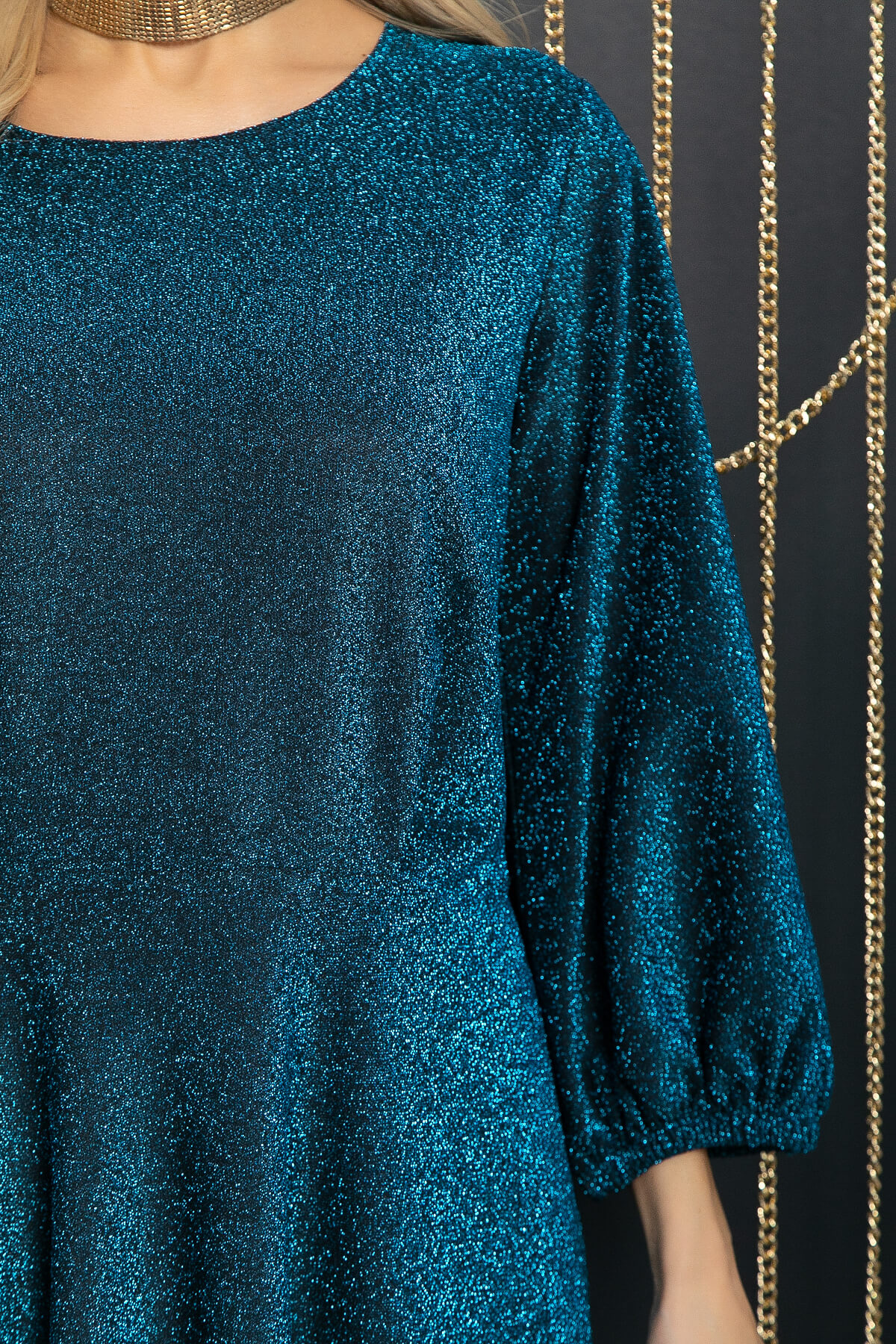 Платье Вечернее настроение (сапфир) П11745