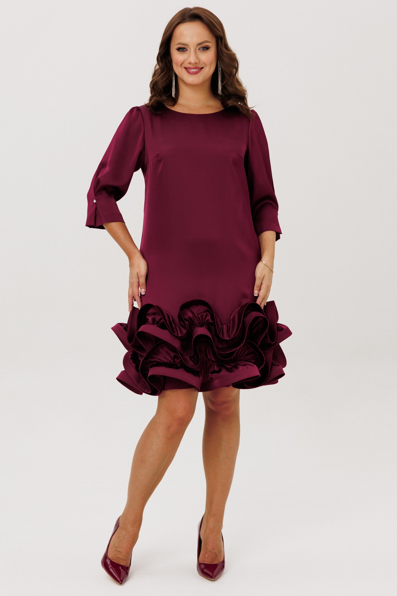 Платье 291 вино