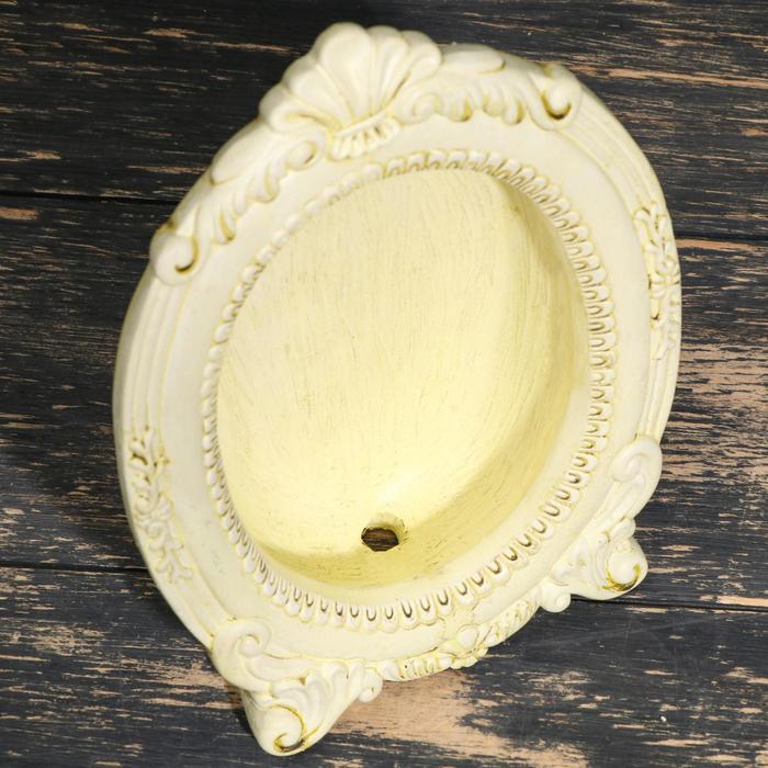 Декоративный горшок - фоторамка для цветов «Зеркальце», 14.5×6×20.5с см, керамический