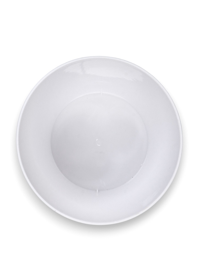 Кашпо для цветов «Цветы», 800 мл, d=12 см, h=11 см, пластиковое, чёрное