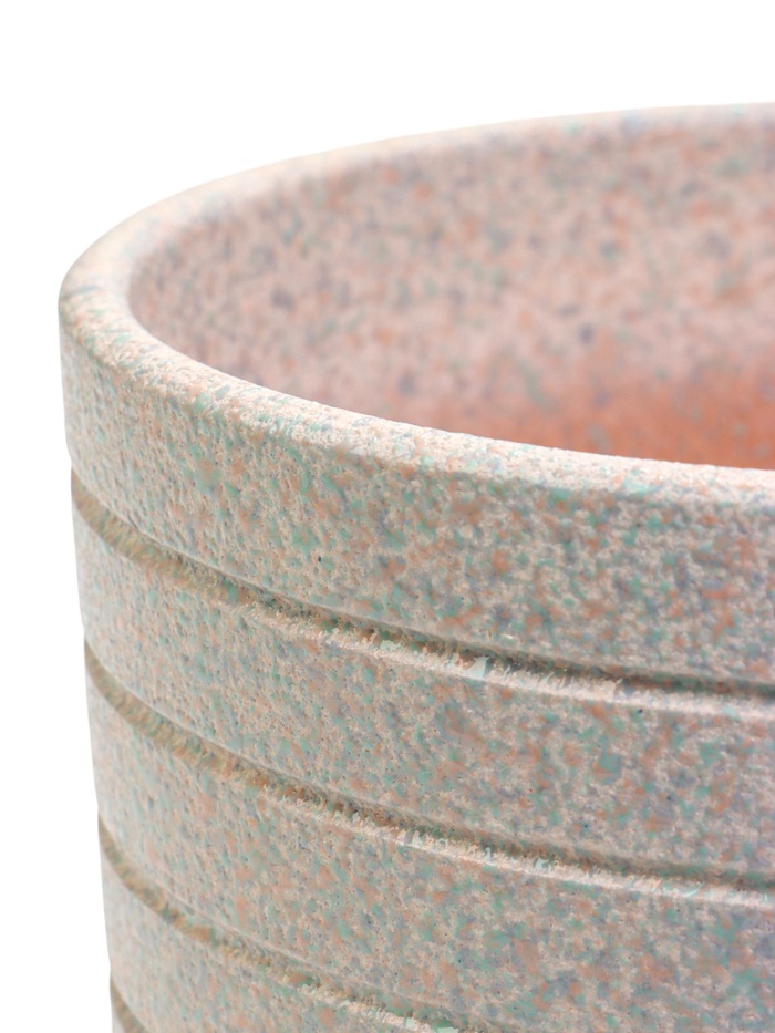 Горшок для цветов «Пряности», 1.6 л, d=15.5 см, h=12.5 см, керамический, с поддоном, белый