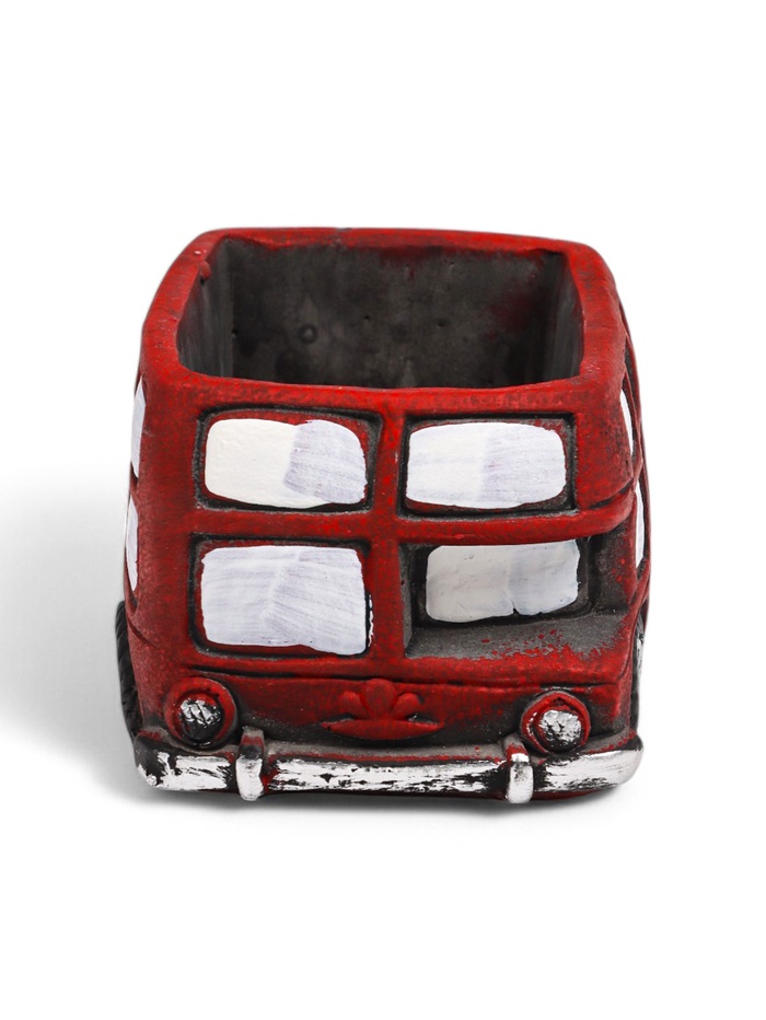 Горшок для цветов «Автобус Барт» керамический, 300 мл, 11.5×7×7 см, красный