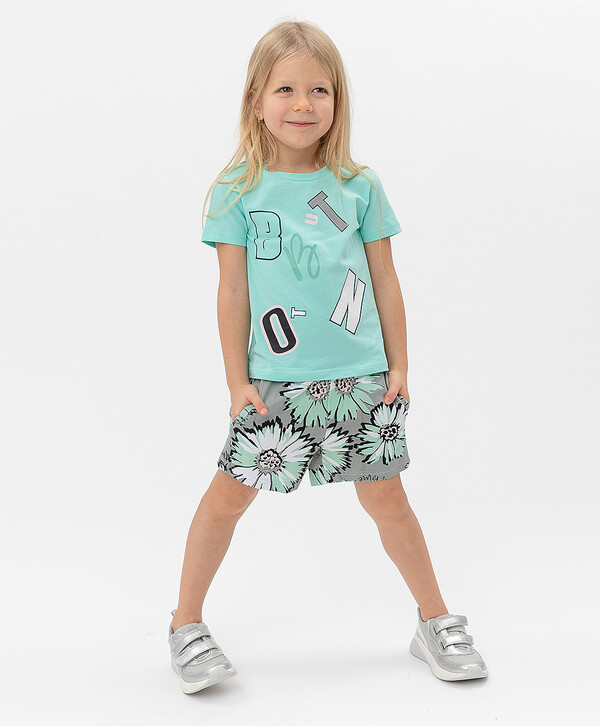 250 р. 499 р. Серые шорты Button Blue