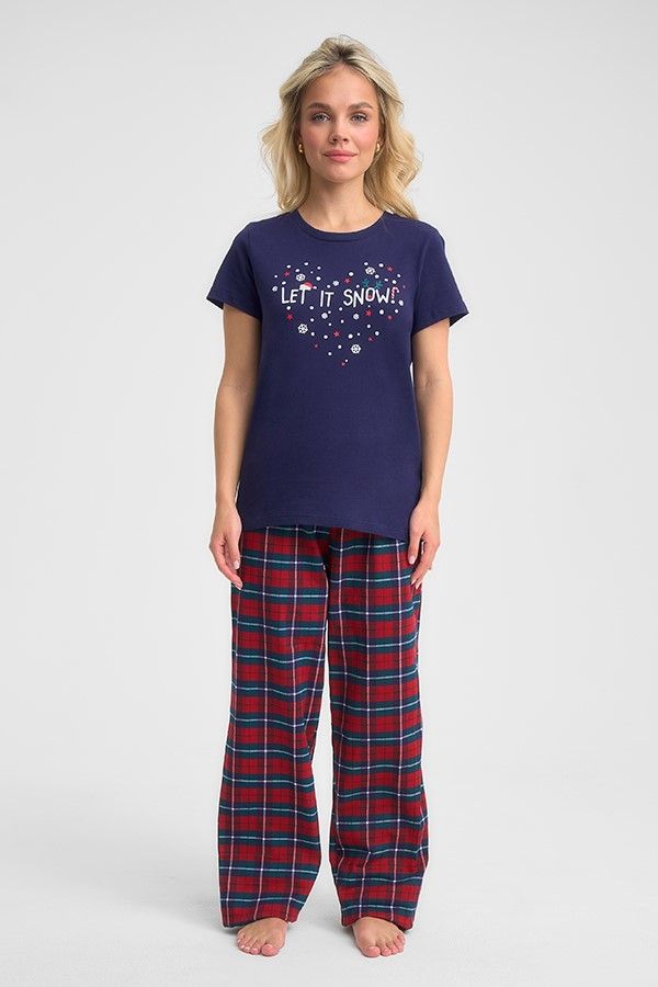 Ст.цена 990р. Набор: брюки жен и фуфайка(футболка) Selly F цветной 0420243011