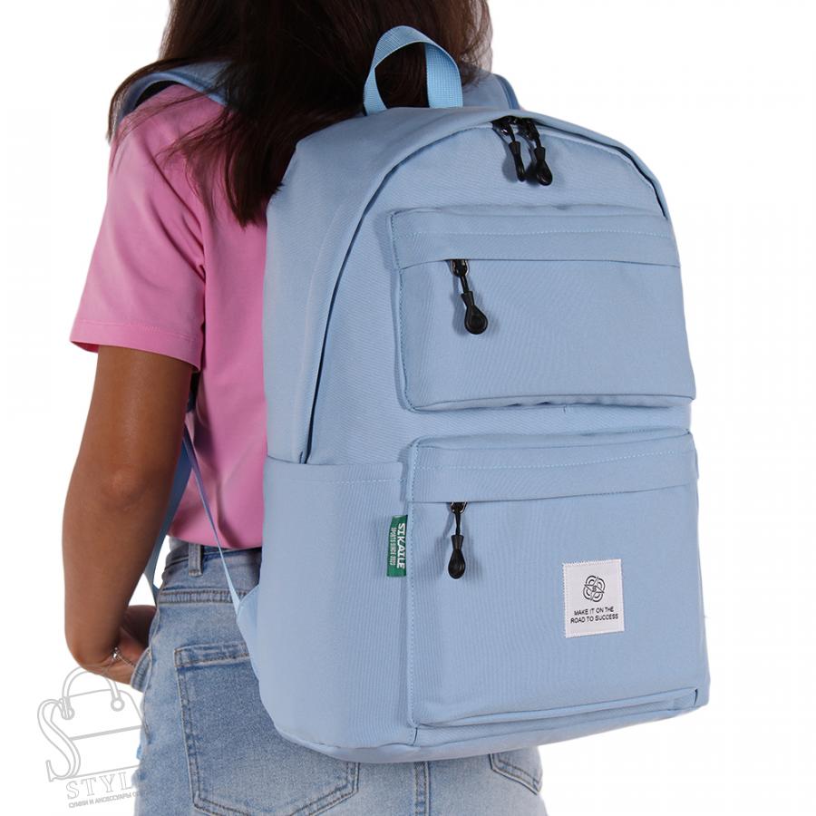 Рюкзак женский 8129PW l.blue Sikaile/30