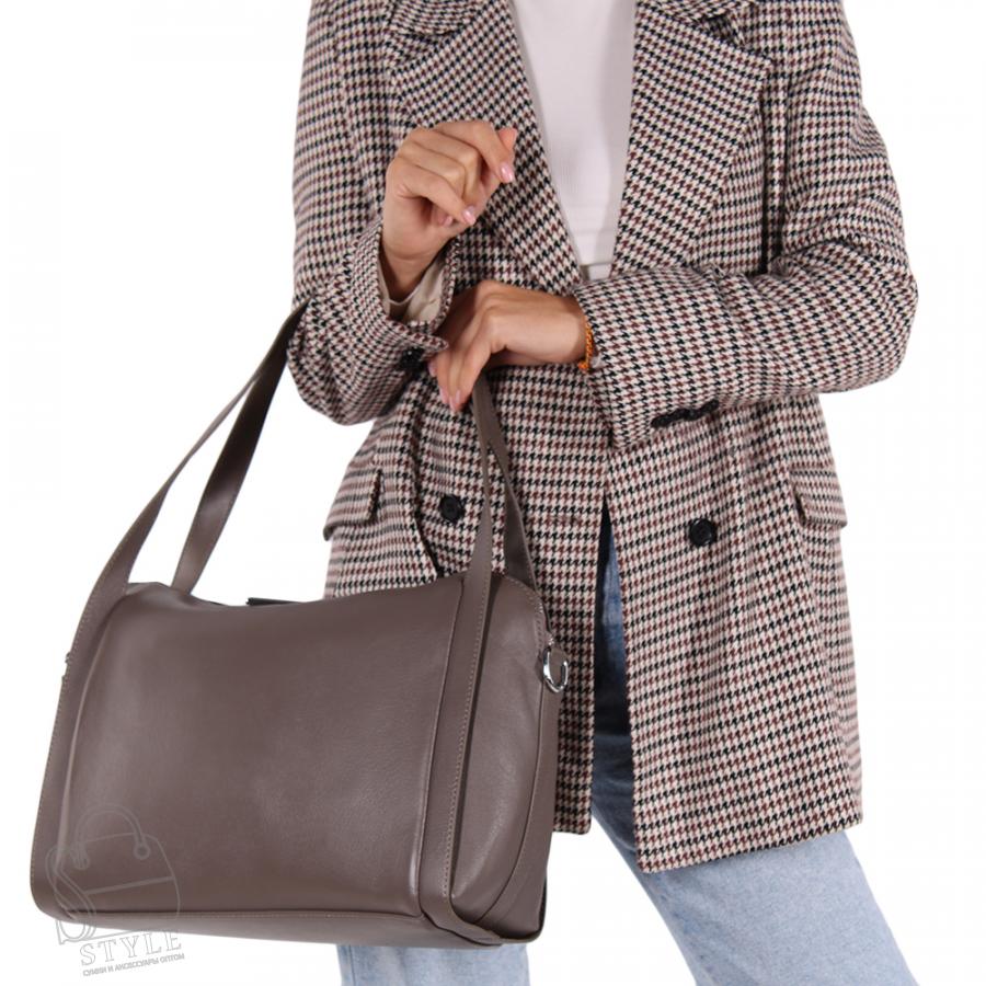 Сумка женская кожаная 6609S khaki S-Style/30