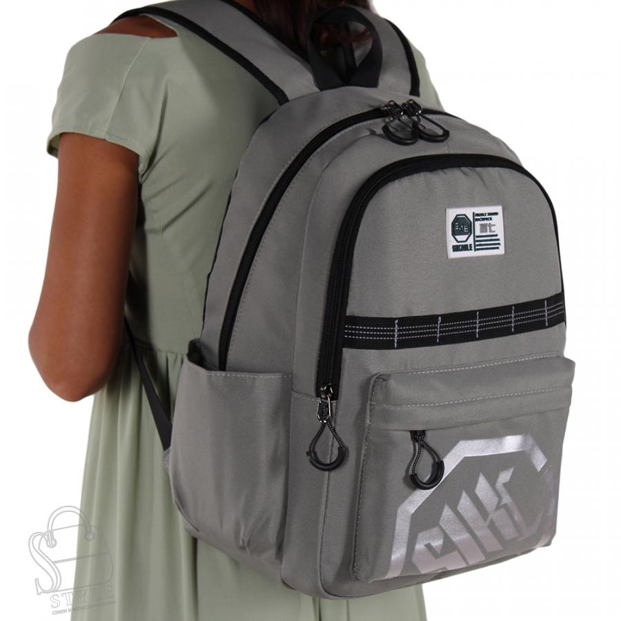 Рюкзак текстильный 2868PW l.green Sikaile/30