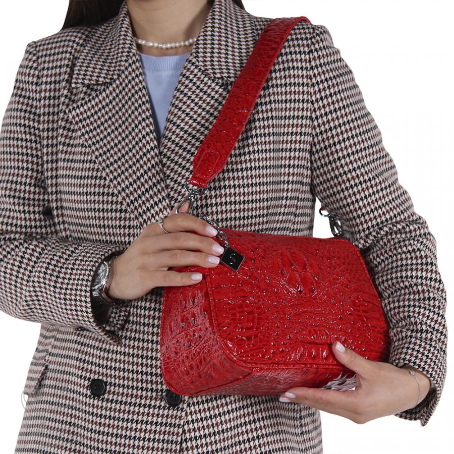 Сумка женская 270127-2 red Velina Fabbiano-Safenta/50