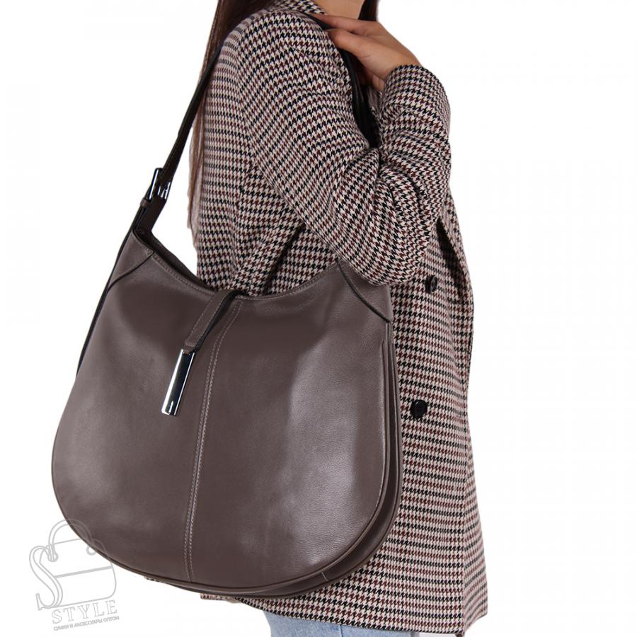 Сумка женская кожаная 9918SH khaki S-Style/30 в Новосибирске