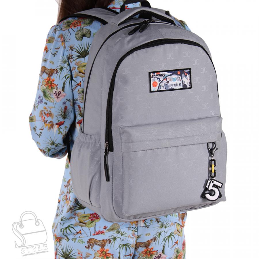 Рюкзак женский текстильный 1819PW l.gray Sikale/30
