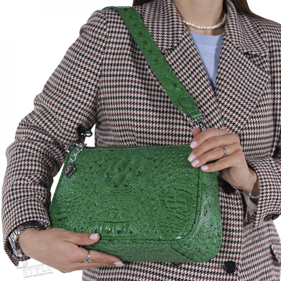 Сумка женская 270127-2 green Velina Fabbiano-Safenta/50 в Новосибирске