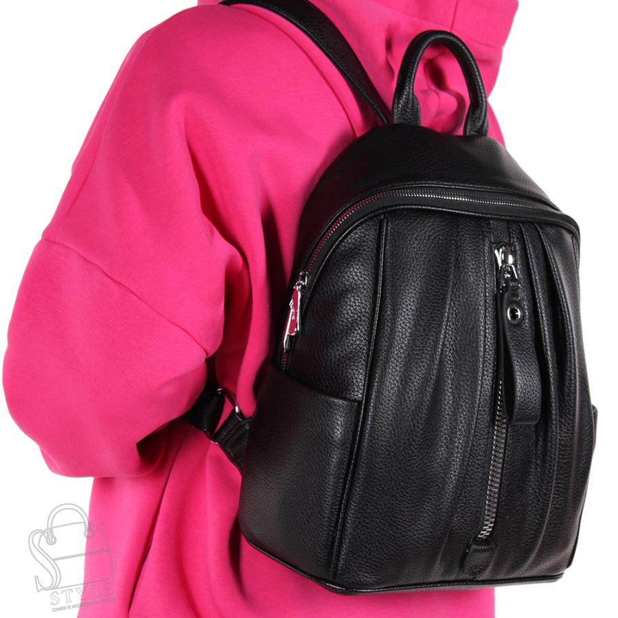 Рюкзак женский 69122-5 black Velina Fabbiano-Safenta/30
