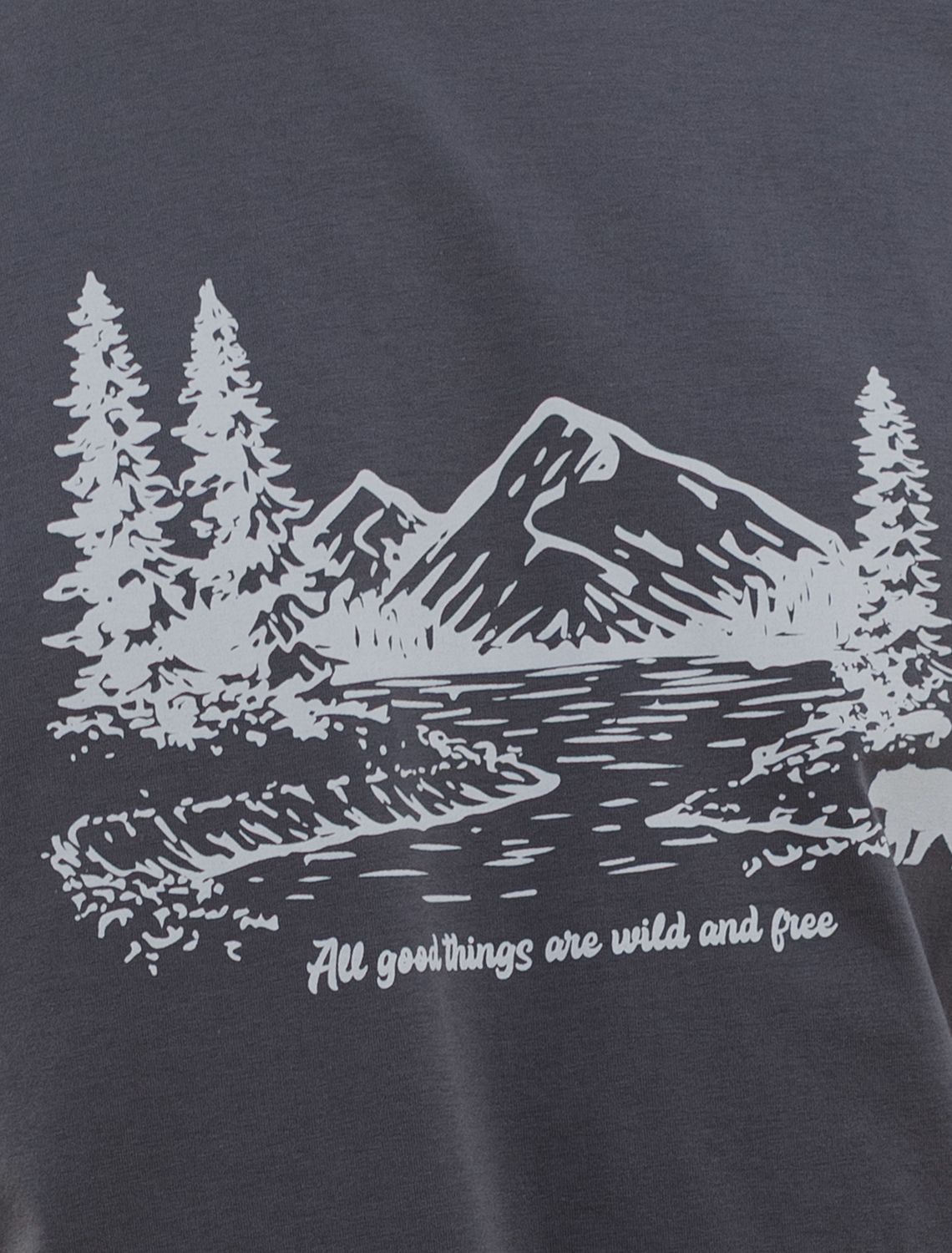 Футболка из премиального хлопка с авторским принтом