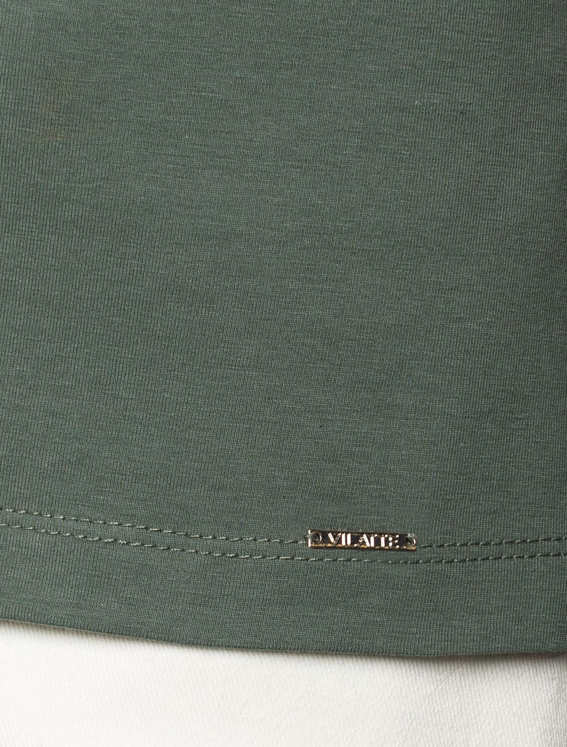 Топ из премиального хлопка с эластаном