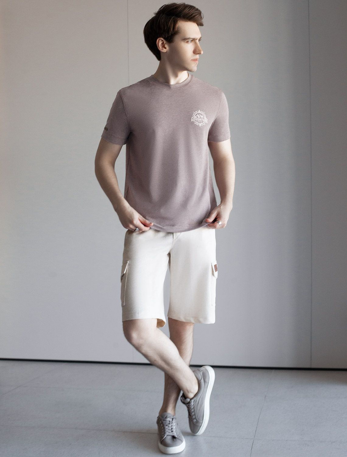 Шорты из легкого футера