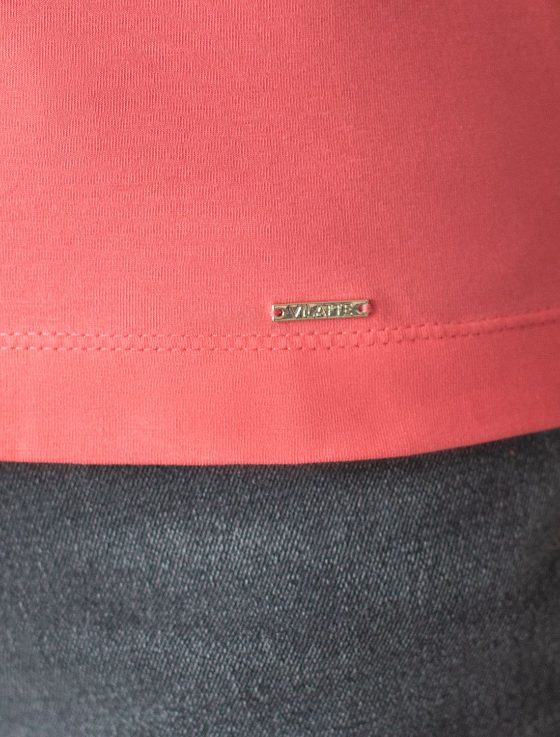 Топ из премиального хлопка с эластаном