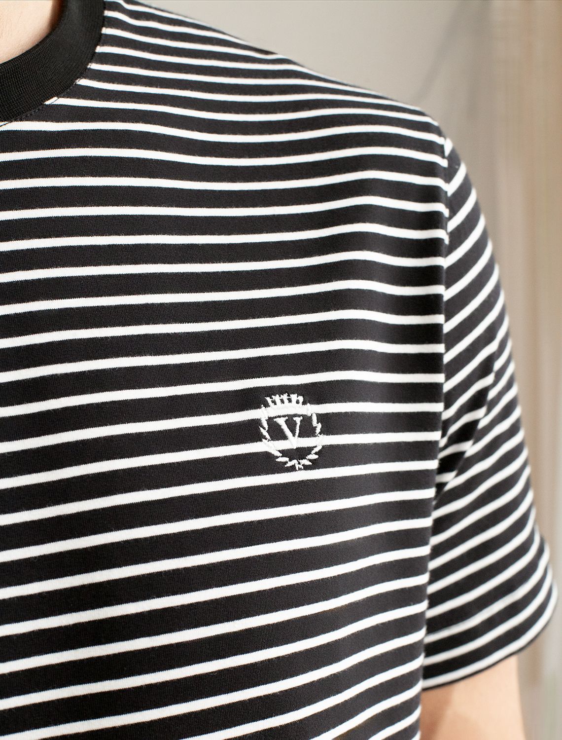 Футболка из премиального хлопка с эластаном