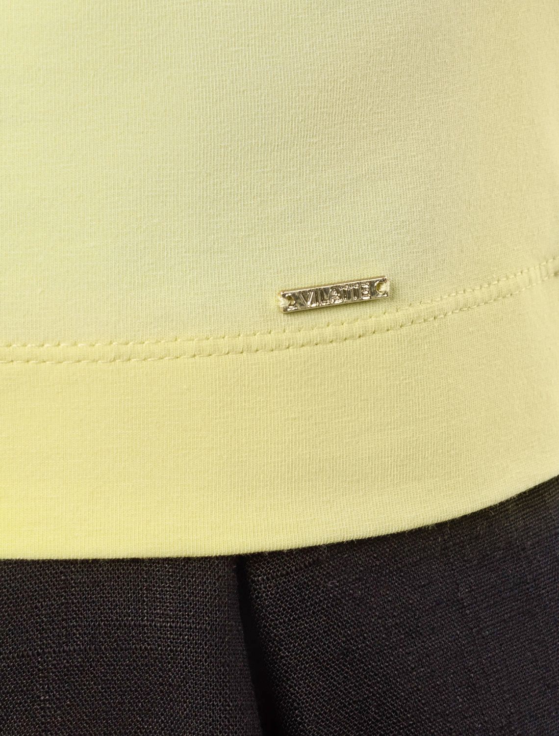 Топ из премиального хлопка с эластаном