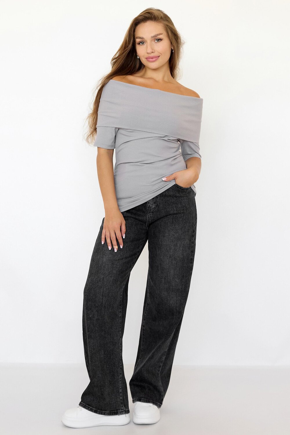 ст. цена1100руб.! Lika Dress Футболка 10039Серый