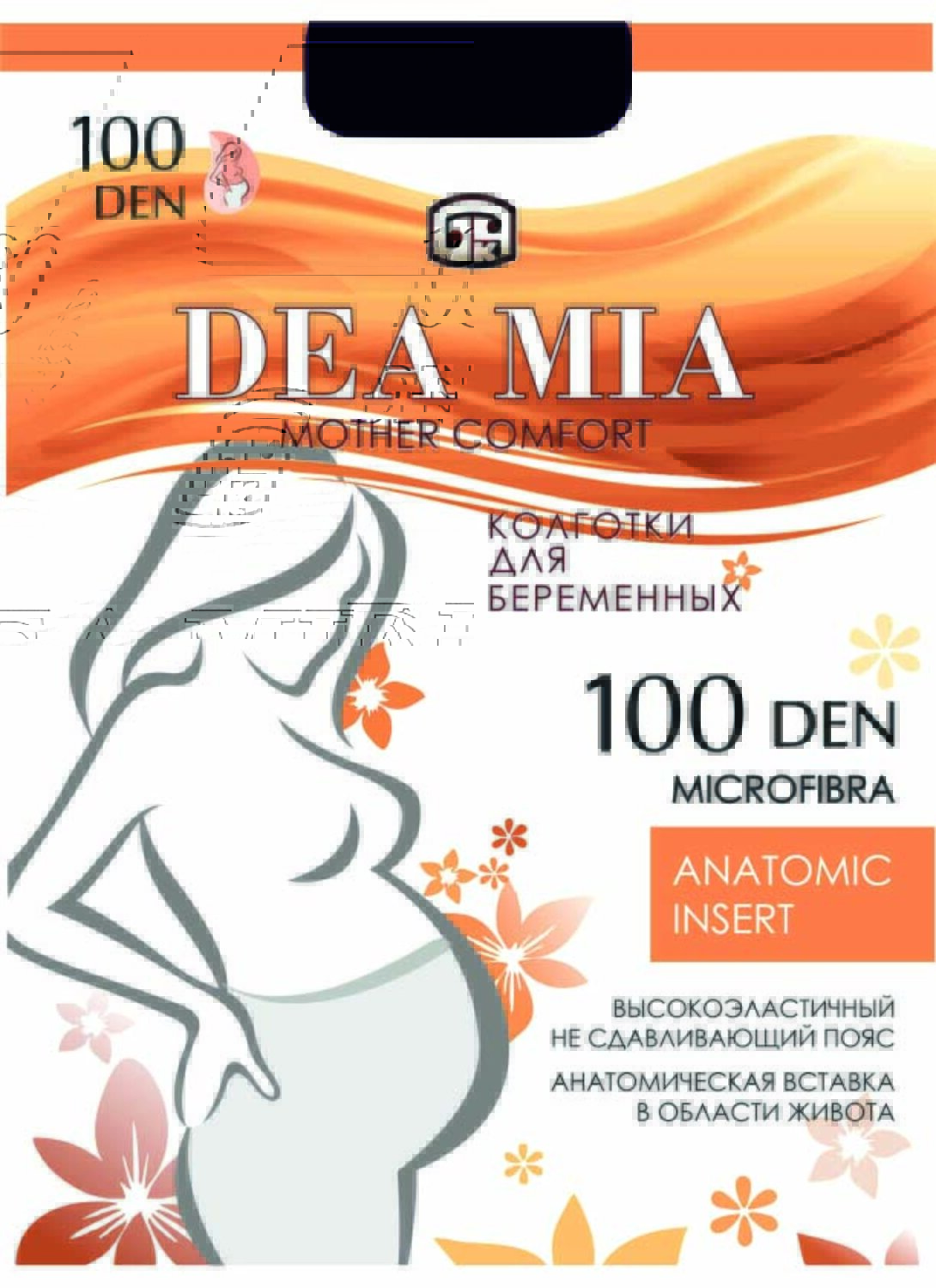 ст. цена675руб.! DEA MIA Колготки MOTHER COMFORT 100 (для беременных)