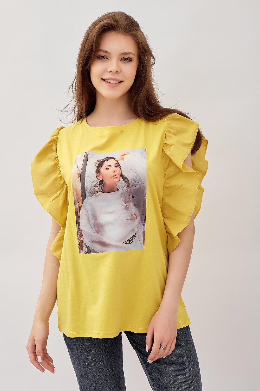 ст. цена720руб.! Lika Dress Футболка 8598Желтый