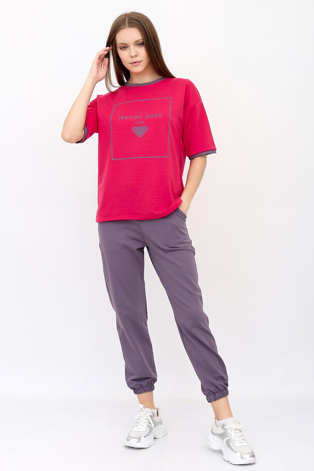 ст. цена1280руб.! Lika Dress Костюм 8840Малиновый/фиолетовый