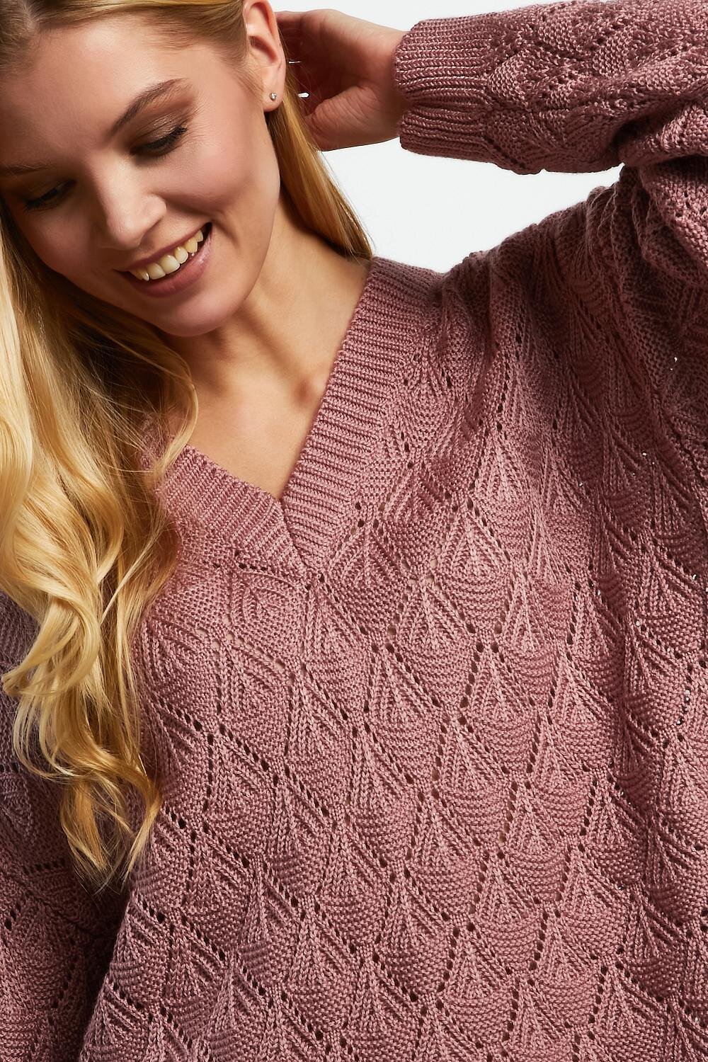 ст. цена2940руб.! Lika Dress Джемпер 8436Сухая роза