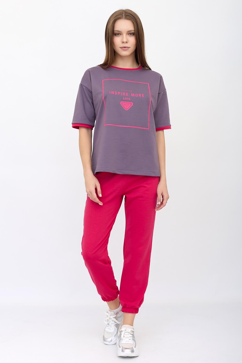 ст. цена1280руб.! Lika Dress Костюм 8843фуксия/фиолетовый