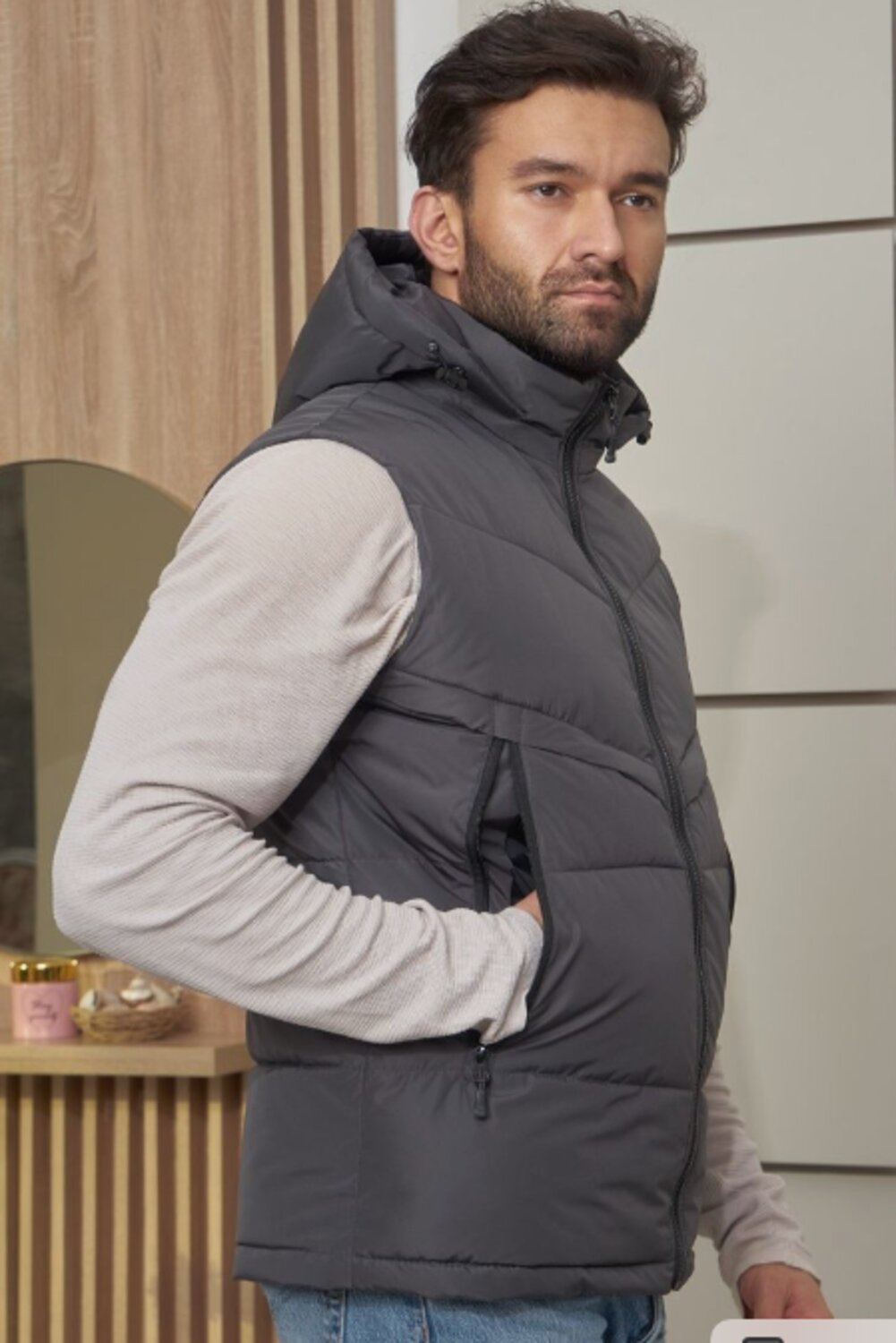 ст. цена1655руб.! Lika Dress Жилет 9156Серый