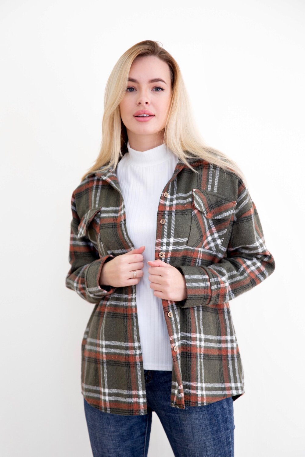 ст. цена2090руб.! Lika Dress Рубашка 7764Зеленый