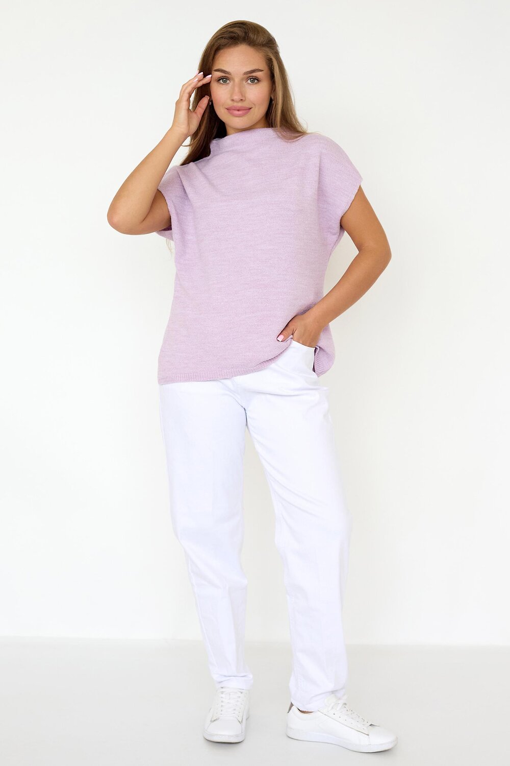 ст. цена2555руб.! Lika Dress Джемпер 10131Фиолетовый