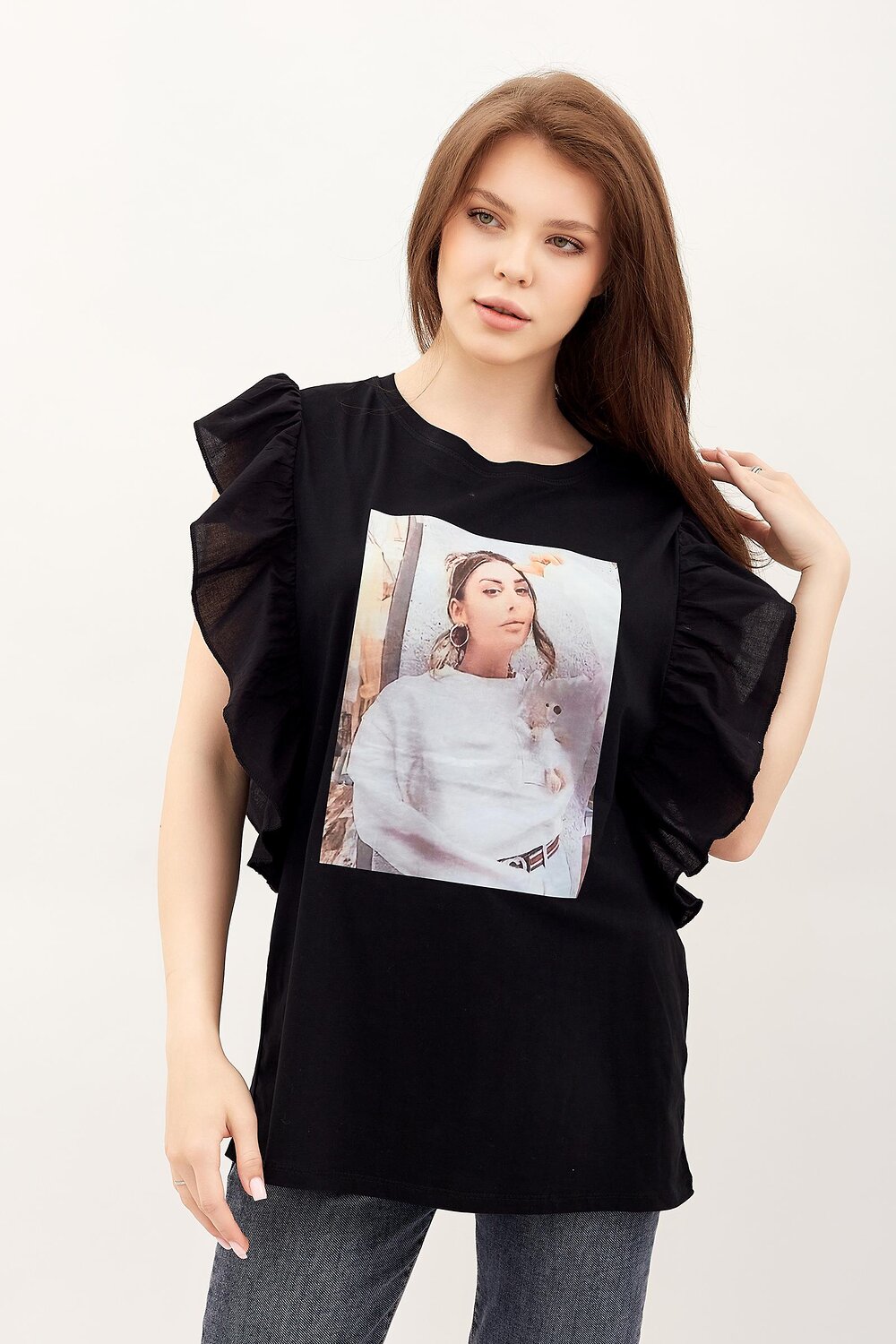 ст. цена720руб.! Lika Dress Футболка 8600Черный