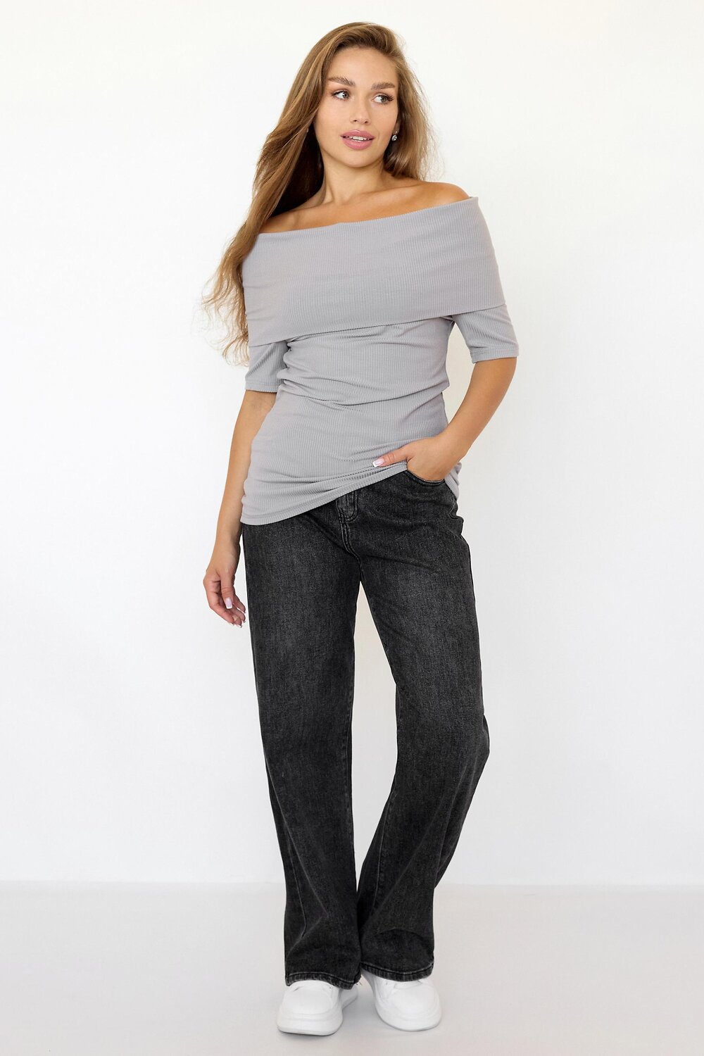 ст. цена1100руб.! Lika Dress Футболка 10039Серый