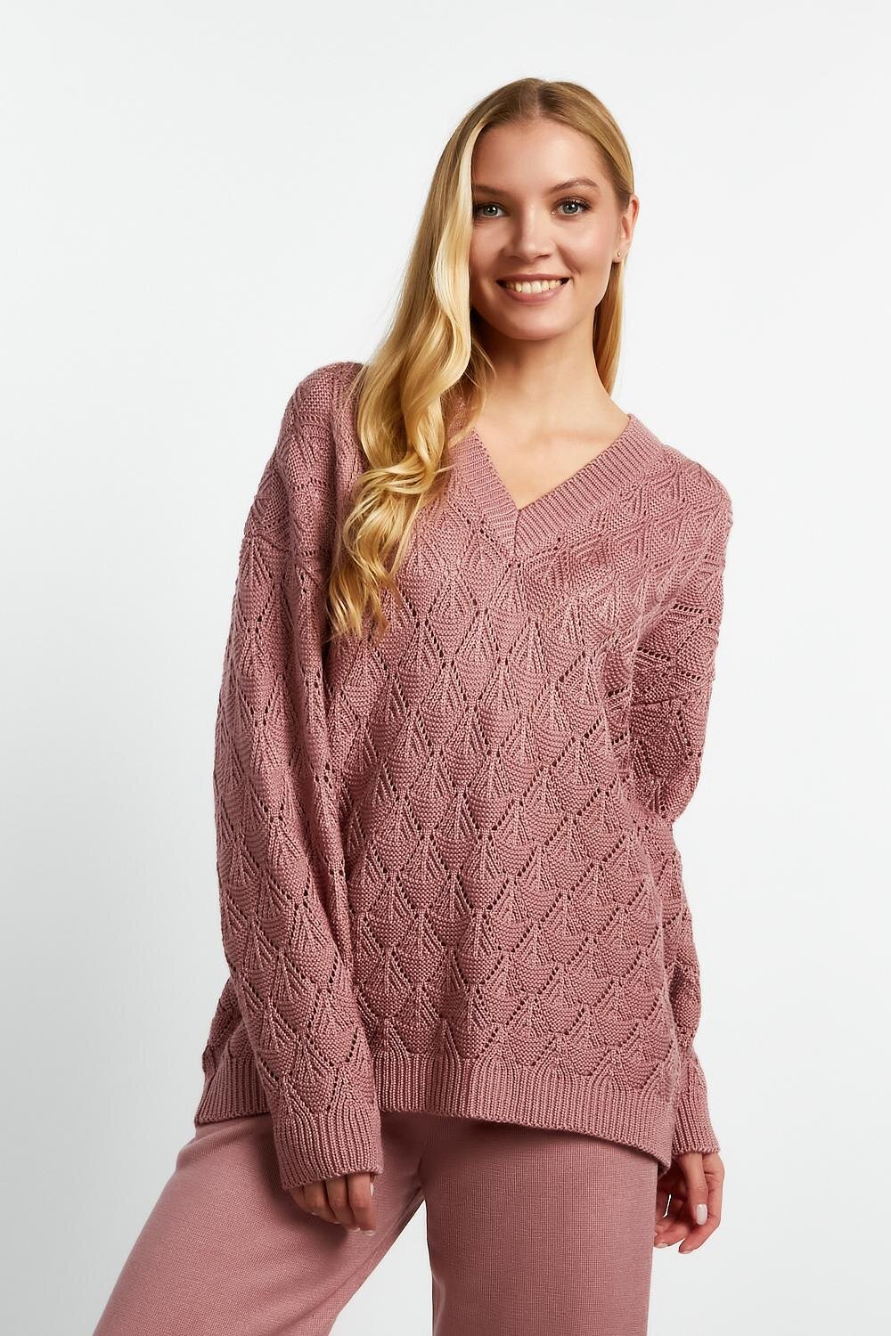 ст. цена2940руб.! Lika Dress Джемпер 8436Сухая роза